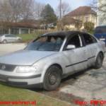 Pkw beim Gemeindeamt Ohlsdorf ausgebrannt