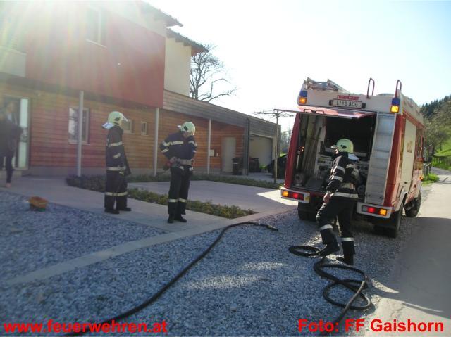 FF Gaishorn/See: Balkonbrand im Ortsgebiet