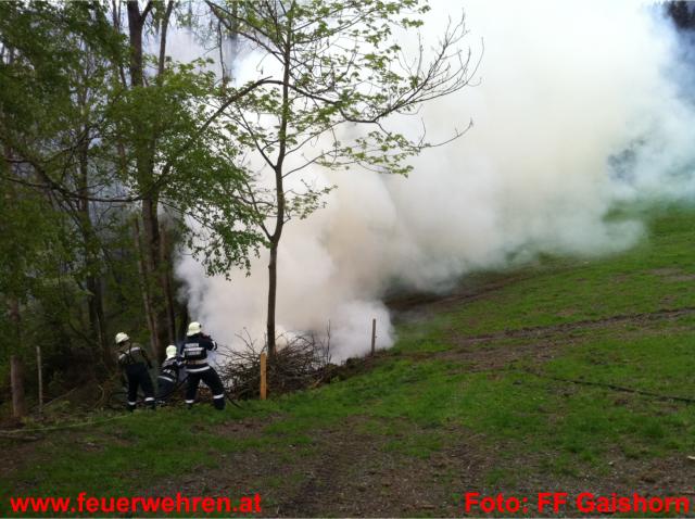 FF Gaishorn/See: Waldbrand