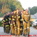 Einsatzübung Verkehrsunfall im Kreisverkehr Kleinreith