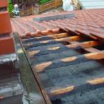 Dachstuhlbrand nach Blitzschlag