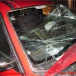 Verkehrsunfall mit eingeklemmter Person