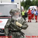 Großübung in Entsorgungsbetrieb - 300 Einsatzkräfte übten den Ernstfall