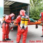 BFK Gmunden: Großübung in Entsorgungsbetrieb