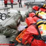 Großübung in Entsorgungsbetrieb - 300 Einsatzkräfte übten den Ernstfall