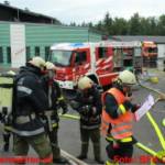 Großübung in Entsorgungsbetrieb - 300 Einsatzkräfte übten den Ernstfall