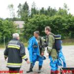 Großübung in Entsorgungsbetrieb - 300 Einsatzkräfte übten den Ernstfall