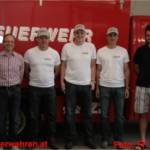 FF Ohlsdorf und FF Wiesen beim 23. Bergmarathon - HBS sponsert Leiberl u. Kappen