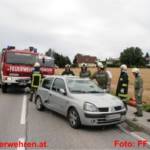 Verkehrsunfall in Weinberg - Lenkerin bei Unfall leicht verletzt