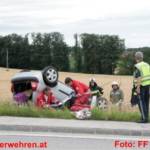 Verkehrsunfall in Weinberg - Lenkerin bei Unfall leicht verletzt