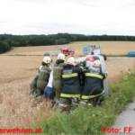 Verkehrsunfall in Weinberg - Lenkerin bei Unfall leicht verletzt