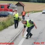 Verkehrsunfall in Weinberg - Lenkerin bei Unfall leicht verletzt