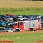 Spektakuläre UE von FF und OÖ Landesrettungsflugwacht in Ohlsdorf