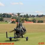 Spektakuläre UE von FF und OÖ Landesrettungsflugwacht in Ohlsdorf