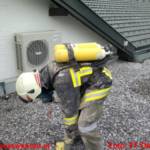 Großer Atemschutzeinsatz bei Glimmbrand in Tischlerei-Silo