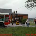 Großer Atemschutzeinsatz bei Glimmbrand in Tischlerei-Silo