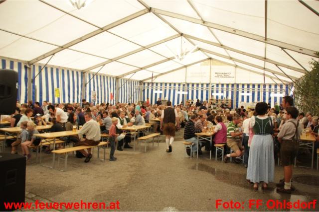 Zeltfest der FF Ohlsdorf regelrecht gestürmt