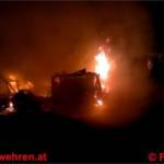 Wohnwagen bei Brand völlig zerstört