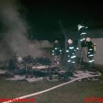 Wohnwagen bei Brand völlig zerstört