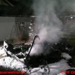 Wohnwagen bei Brand völlig zerstört