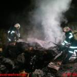 Wohnwagen bei Brand völlig zerstört