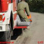 Zwei Kilometer lange Ölspur bei brütender Hitze beseitigt