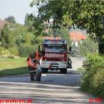 Zwei Kilometer lange Ölspur bei brütender Hitze beseitigt