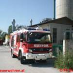 Brandeinsatz im H&H Pellets-Werk in Stainach