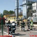 Brandeinsatz im H&H Pellets-Werk in Stainach