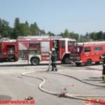 Brandeinsatz im H&H Pellets-Werk in Stainach