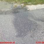 Zehn Kilometer Ölspur über zwei Gemeinden