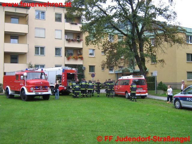 FF Judendorf-Straßengel: Wohnungsbrand Rosegger Allee