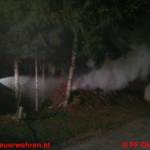 Waldbrand durch massiven Wassereinsatz verhindert