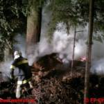 Waldbrand durch massiven Wassereinsatz verhindert