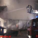 BFV Liezen: 13 Feuerwehren kämpfen gegen Großbrand