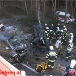 Frontalkollision auf Öblarner Landesstraße fordert 2 Tote und 2 Schwerverletzte