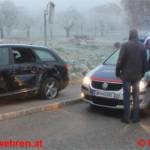 Blechschaden nach Unfall auf der Kreuzung Hochbau/Ohlsdorf