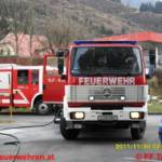 Zimmerbrand mit eingeschlossener Person in Trieben