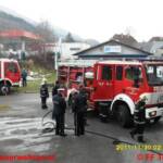 Zimmerbrand mit eingeschlossener Person in Trieben