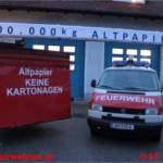 FF Ohlsdorf sammelte 100.000kg Altpapier