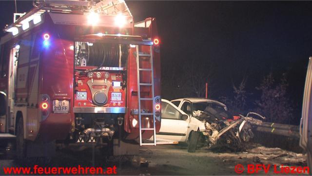 Tödlicher Massenunfall auf der B320 / Umfahrung Stainach