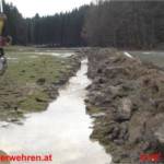 Überflutung durch Scheeschmelze - Materialschlacht in Ehrenfeld