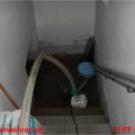 Überflutung durch Scheeschmelze - Materialschlacht in Ehrenfeld