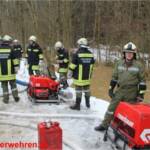 Überflutung durch Scheeschmelze - Materialschlacht in Ehrenfeld