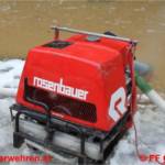 Überflutung durch Scheeschmelze - Materialschlacht in Ehrenfeld