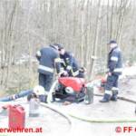 Überflutung durch Scheeschmelze - Materialschlacht in Ehrenfeld