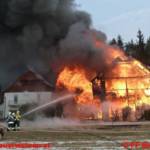 Vollbrand eines Wirtschaftsgebäudes in Unterlibtisch 5, Gemeinde Feistritz 5