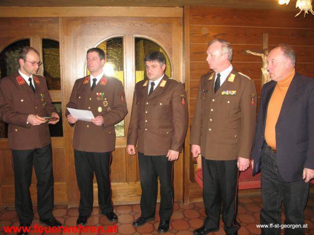 Jahresvollversammlung der FF. St. Georgen i.A. 2012