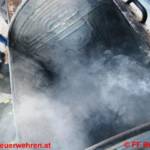 Containerbrand Friedhof Braunau