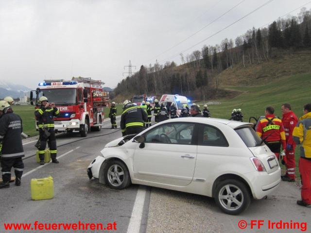 Verkehrsunfall auf der L 734 Öblarnerstraße